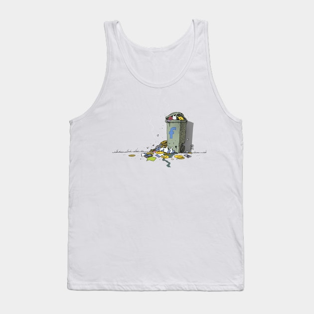 Landfill of anxieties Tank Top by oscarsanchez